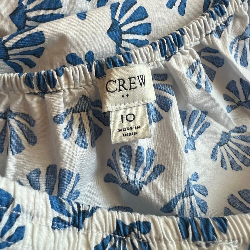 J Crew Cotton Coastal Scoopneck Dress size 10 - Picture 7 of 12